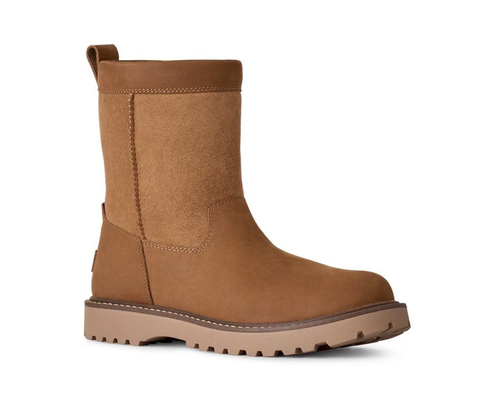 Men's Waterproof Nubuck Pull-On Boot - Cocoa