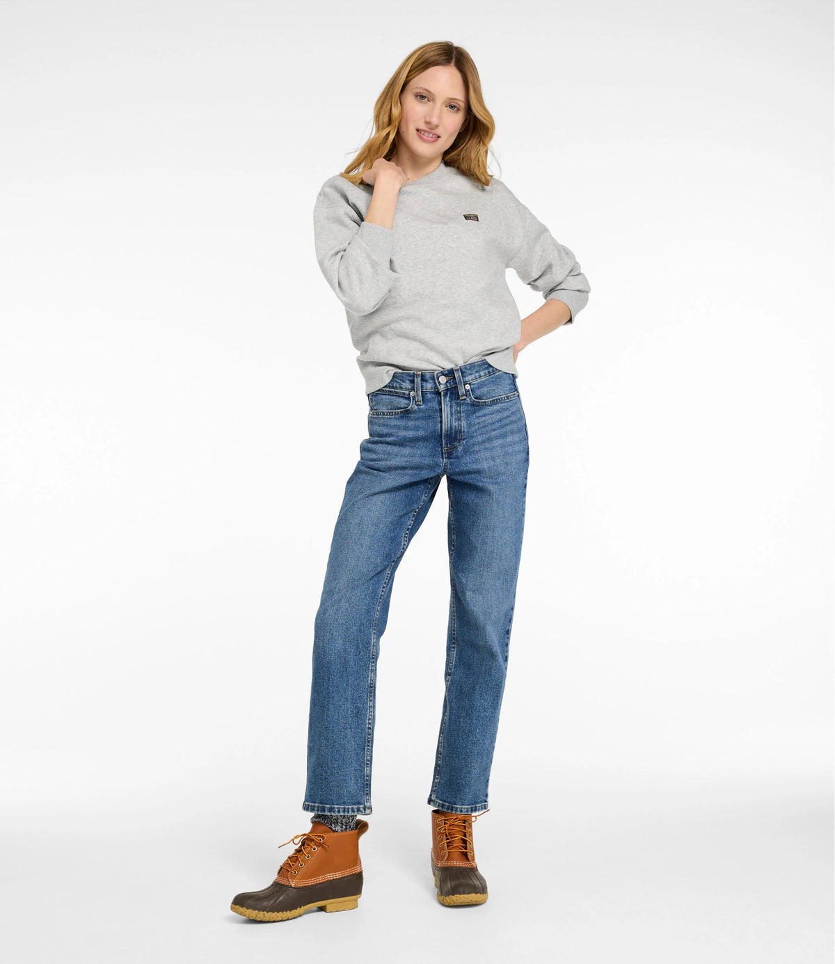 Women's High-Rise Stovepipe Ankle Jeans - Faded Indigo