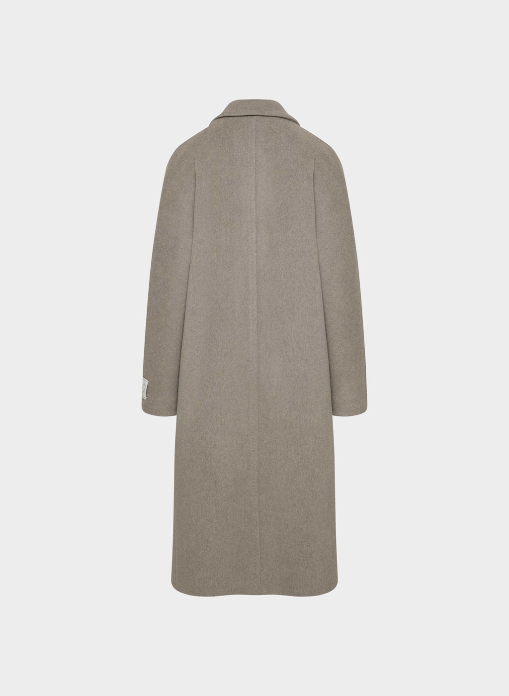 Double-Breasted Wool Cashmere Coat - Herringbone