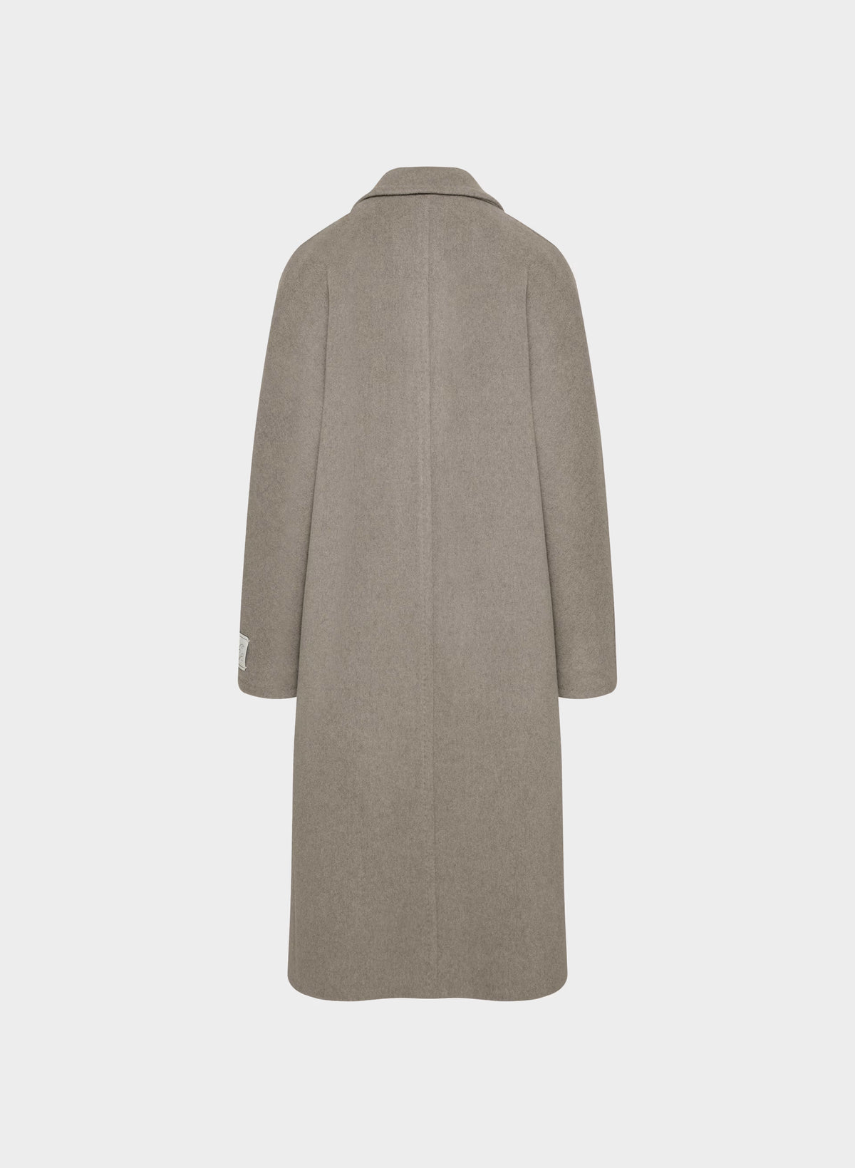 Double-Breasted Wool Cashmere Coat - Herringbone