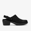 Leather Convertible Mule - Black