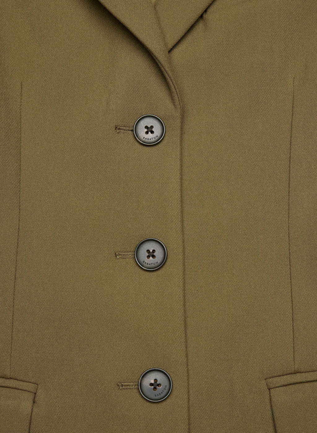 Single-Breasted Stretch Blazer - Brown Check