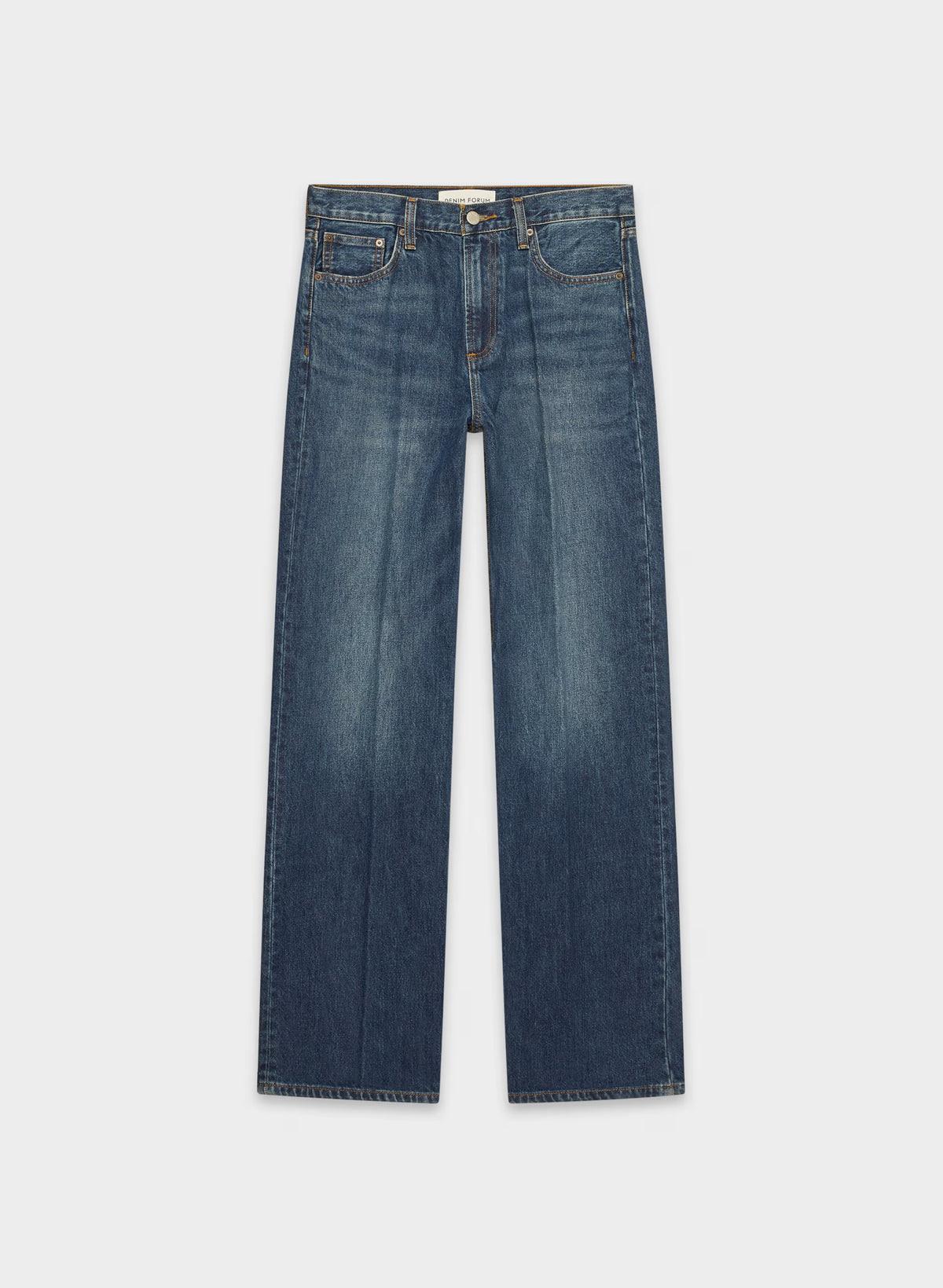 Low-Rise Baggy Jeans - Medium Indigo
