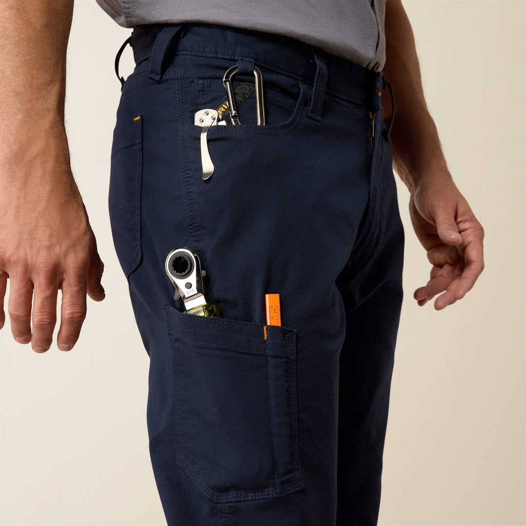 Men's Relaxed Stretch Canvas Work Pants - Khaki