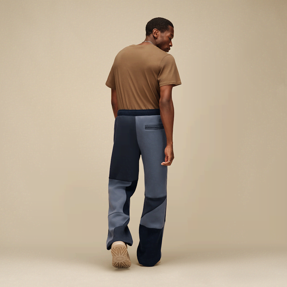 Men's Colorblock Straight-Leg Fleece Pants