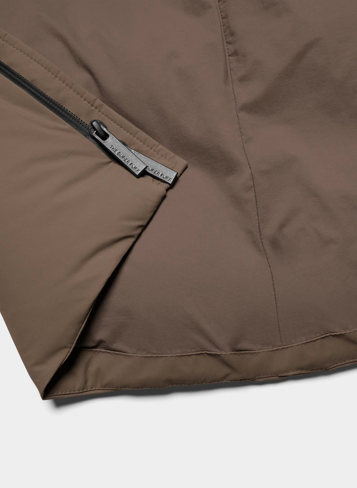Waterproof Long Down Puffer Coat - Gray