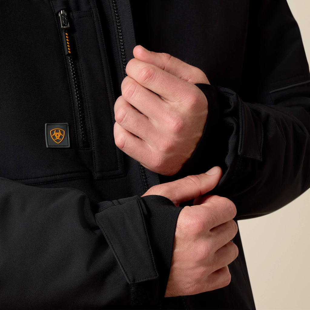 Men's Insulated Water-Repellent Work Jacket - Grey
