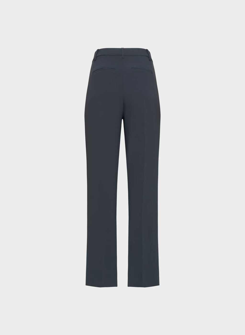 High-Rise Wide-Leg Crepe Trousers - Sand