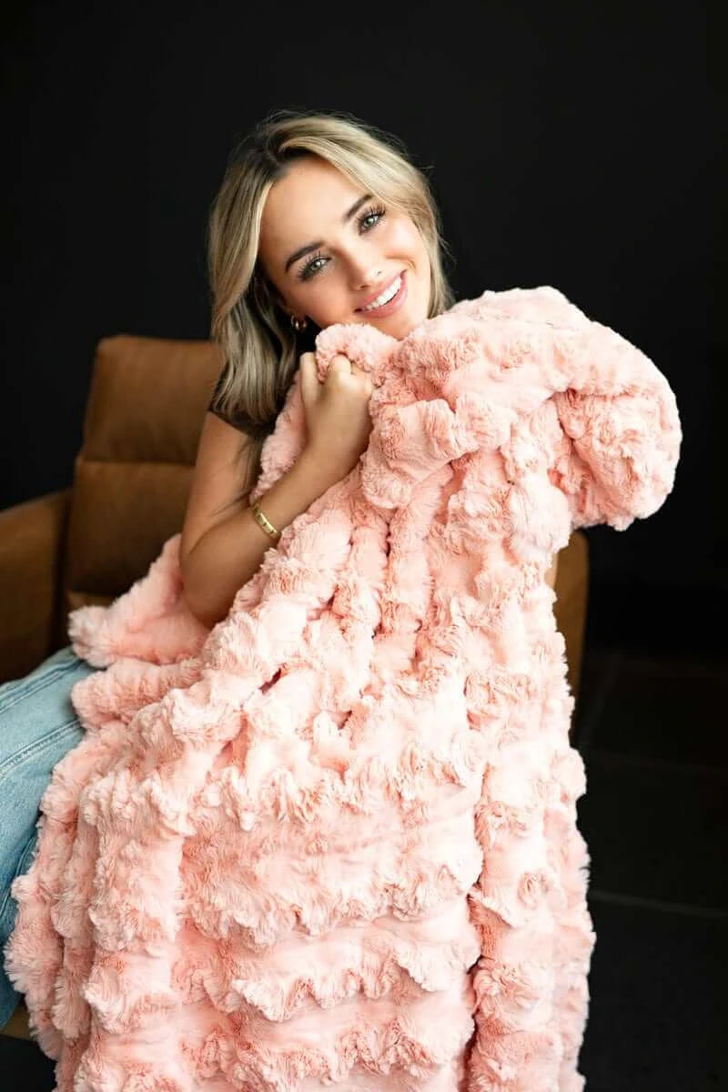 Thick Plush Blanket - Pink