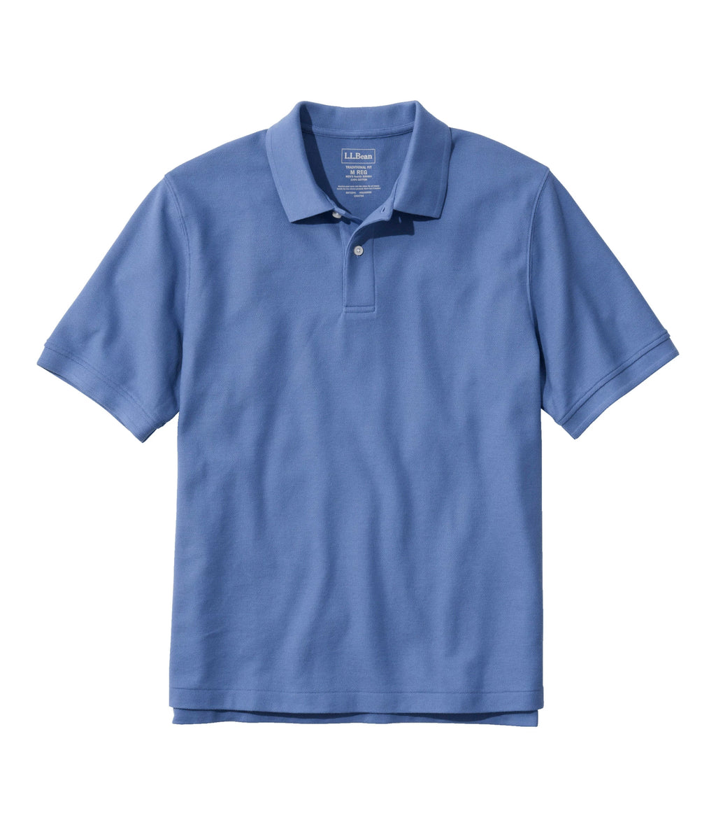Men's Cotton Piqué Polo Shirt - Black