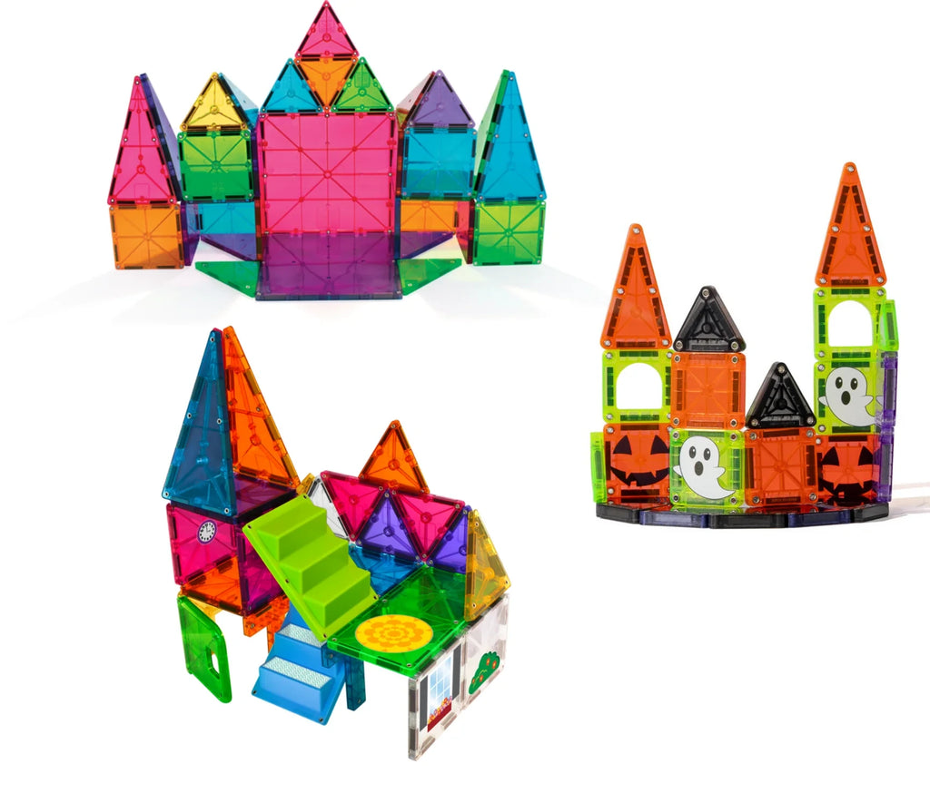 Spooky House Magnetic Building Toy Bundle