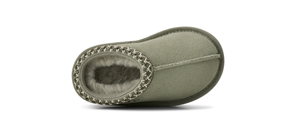 Toddler Suede Slip-On Slipper - Black