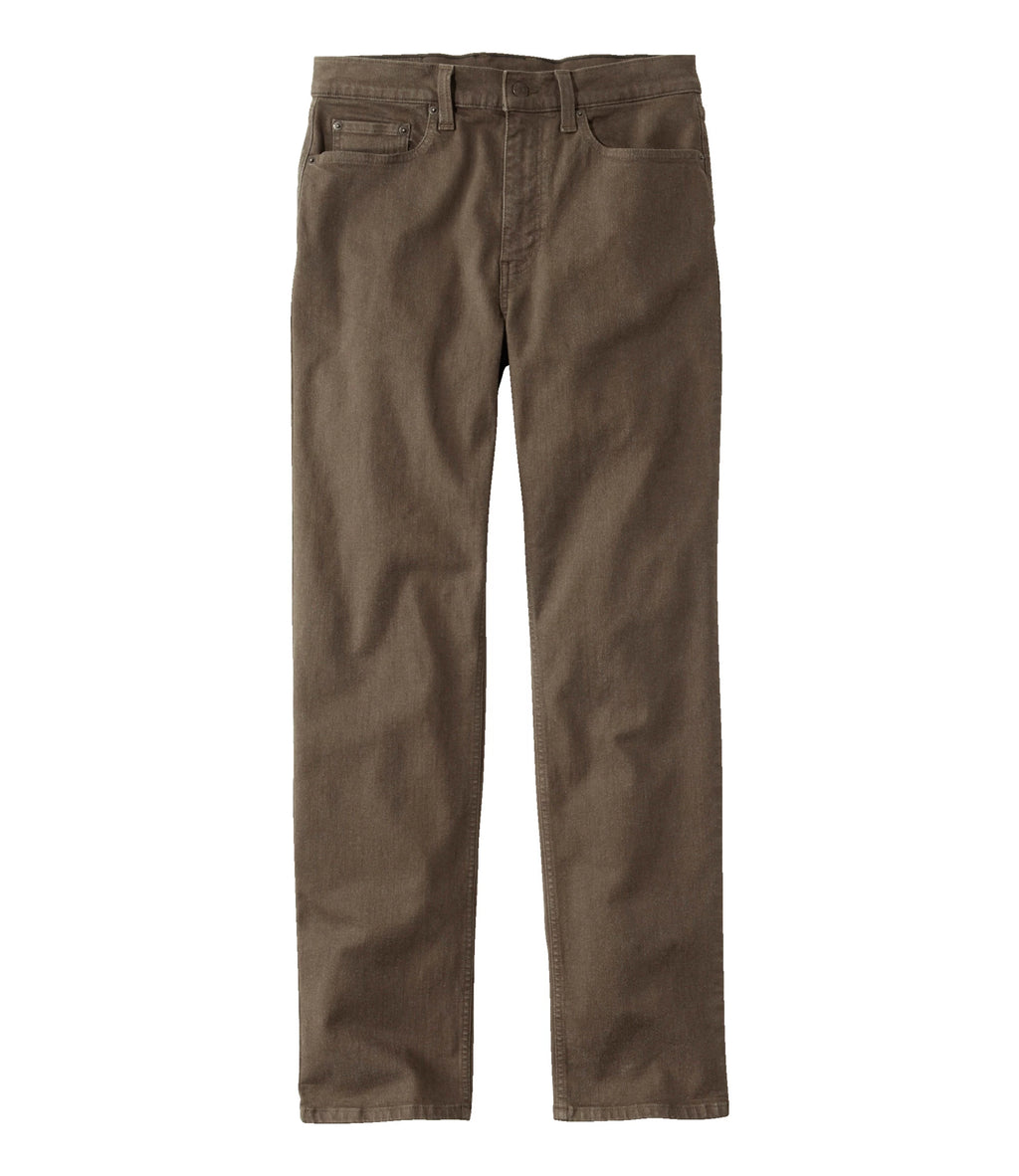 Men's Stretch Straight-Leg Jeans - Tan