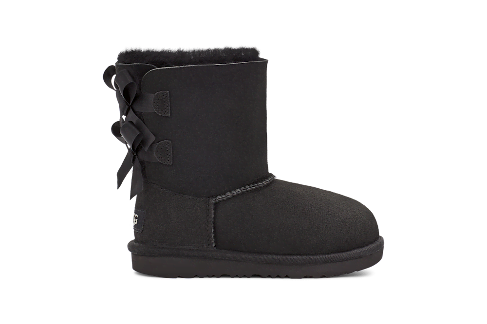 Kids' Sheepskin Bow Boot - Brown