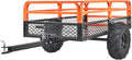VEVOR ATV UTV Tow-Behind Dump Cart 1500 lb 15 cu ft