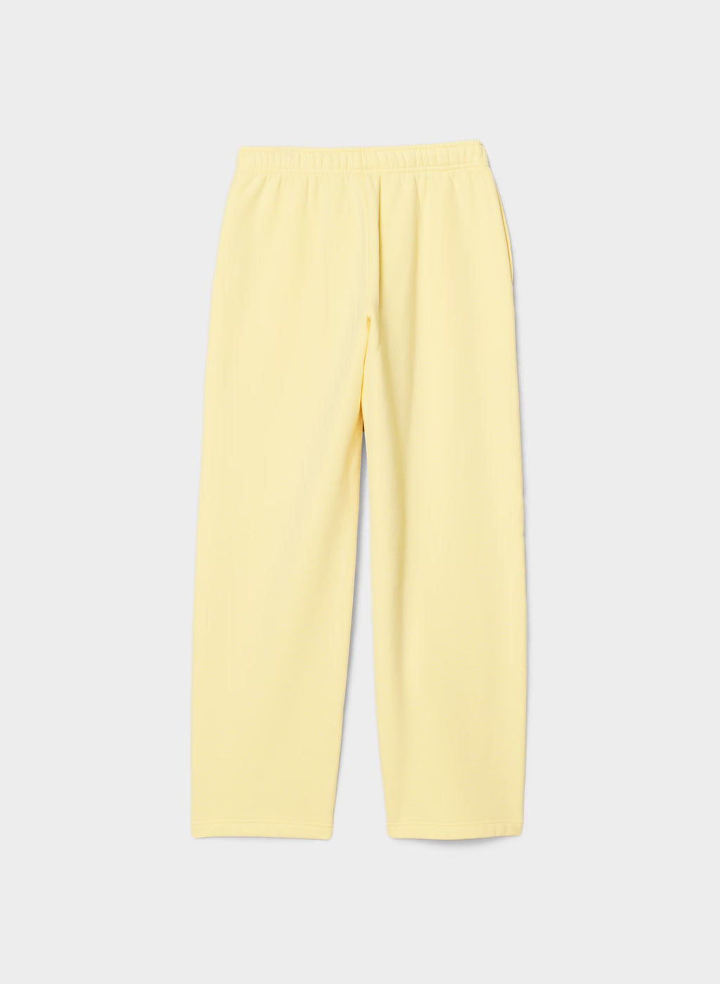 Straight-Leg Fleece Sweatpants - Yellow