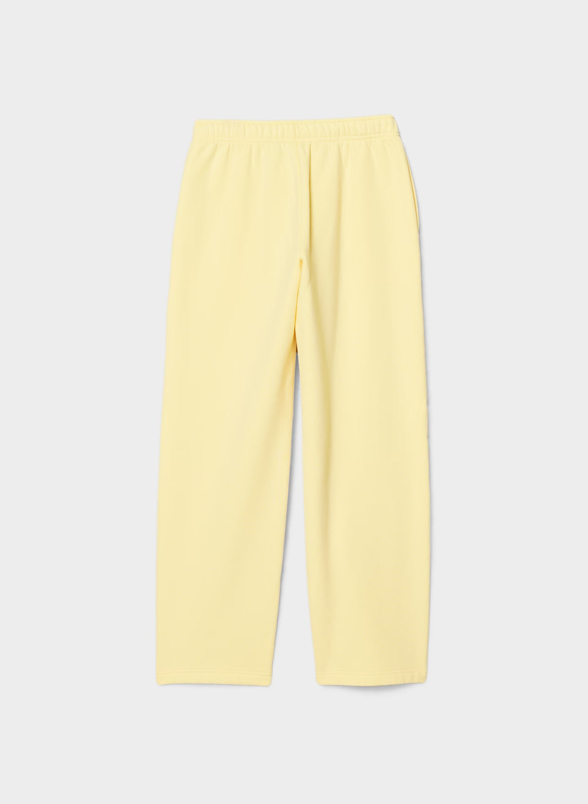 Straight-Leg Fleece Sweatpants - Yellow