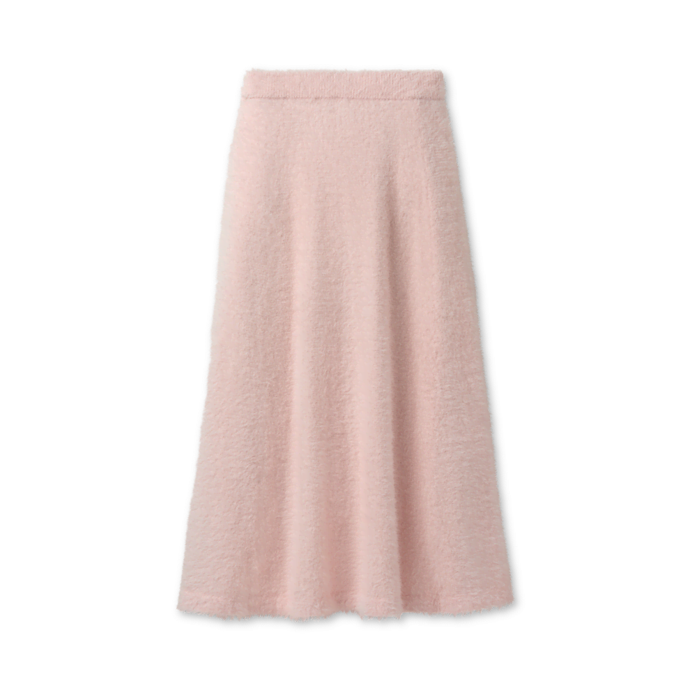 Women's Plush Knit Maxi Skirt - Pale Orchid