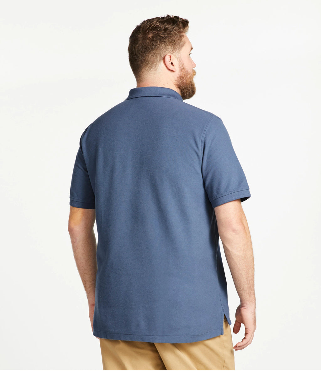 Men's Cotton Piqué Polo Shirt - Black