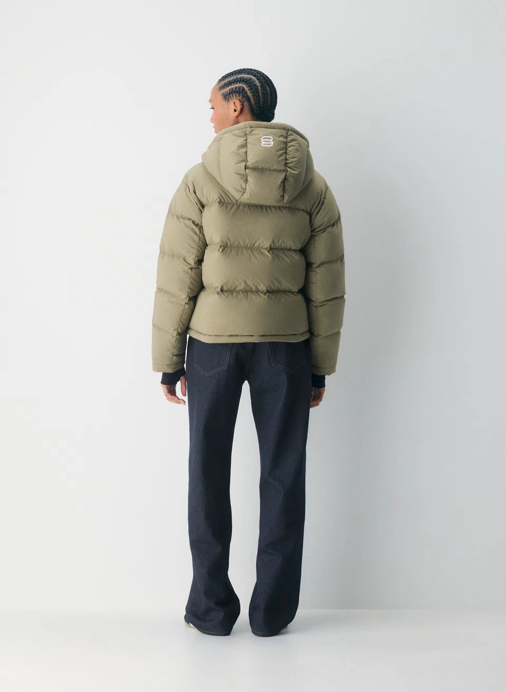 Short Down Puffer Jacket - Blue