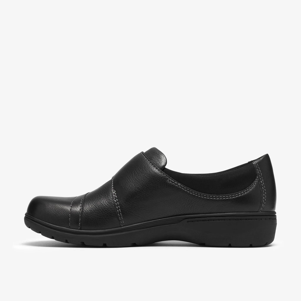 Leather Slip-On Casual Shoe - Black