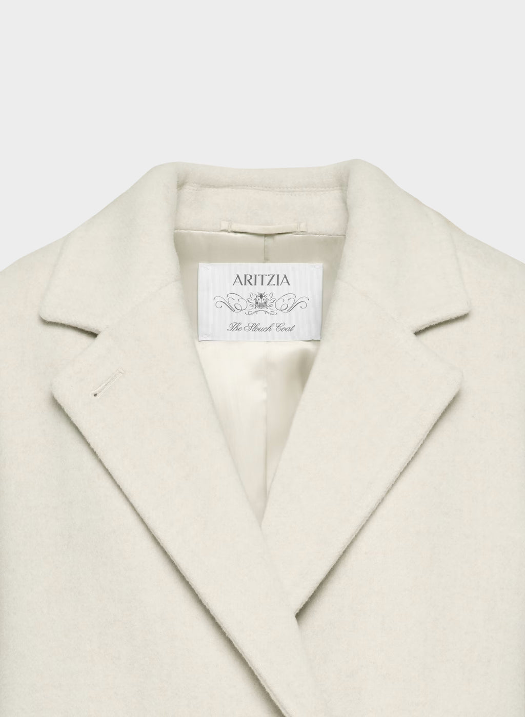 Double-Breasted Wool Cashmere Coat - Herringbone