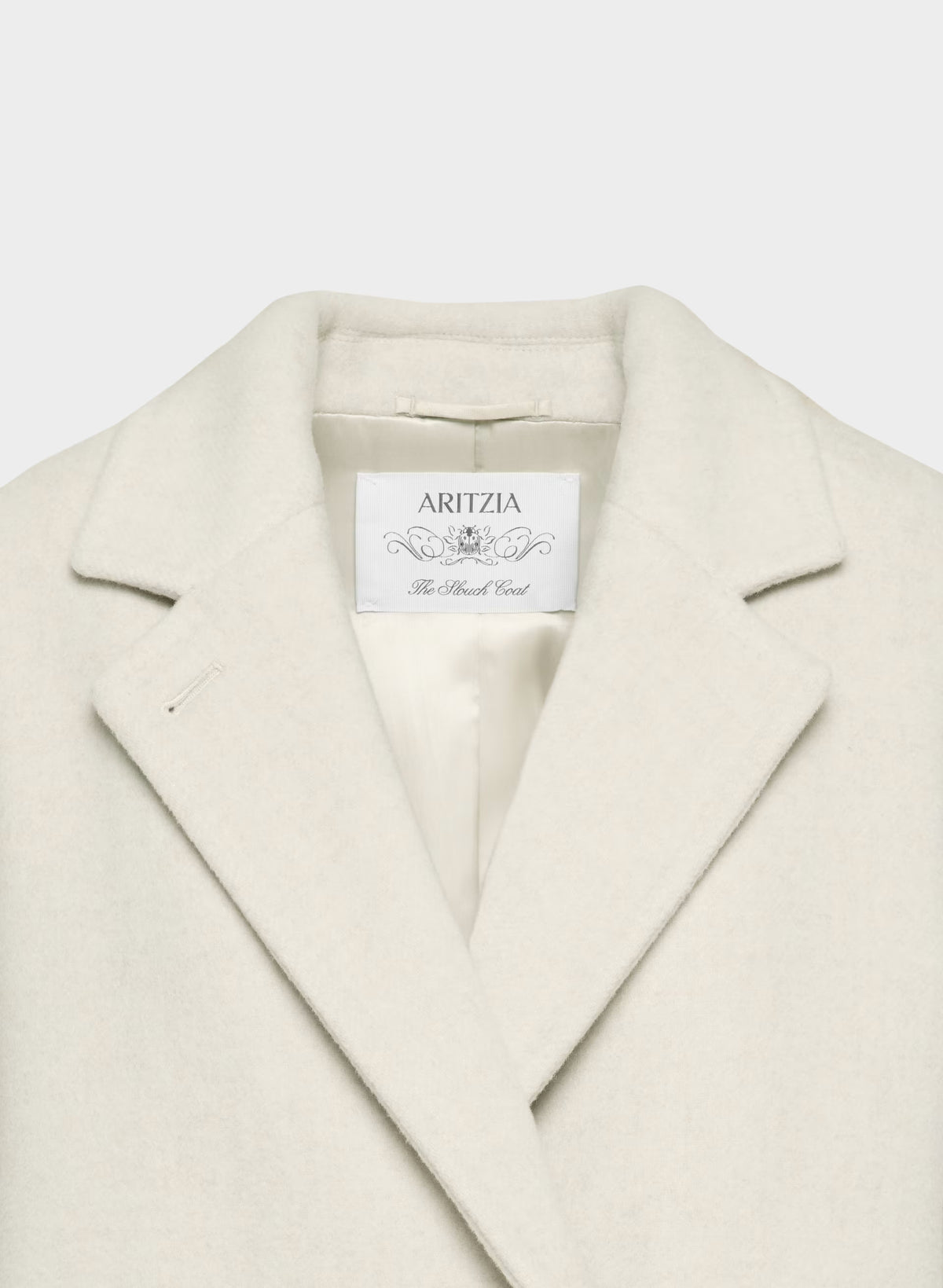 Double-Breasted Wool Cashmere Coat - Herringbone