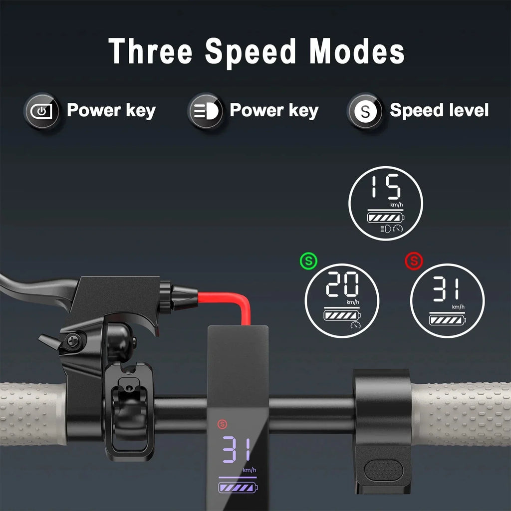 AOVOPRO Foldable Electric Scooter For Adults, 350W, 8.5 inch, 21 Miles Range - ES80