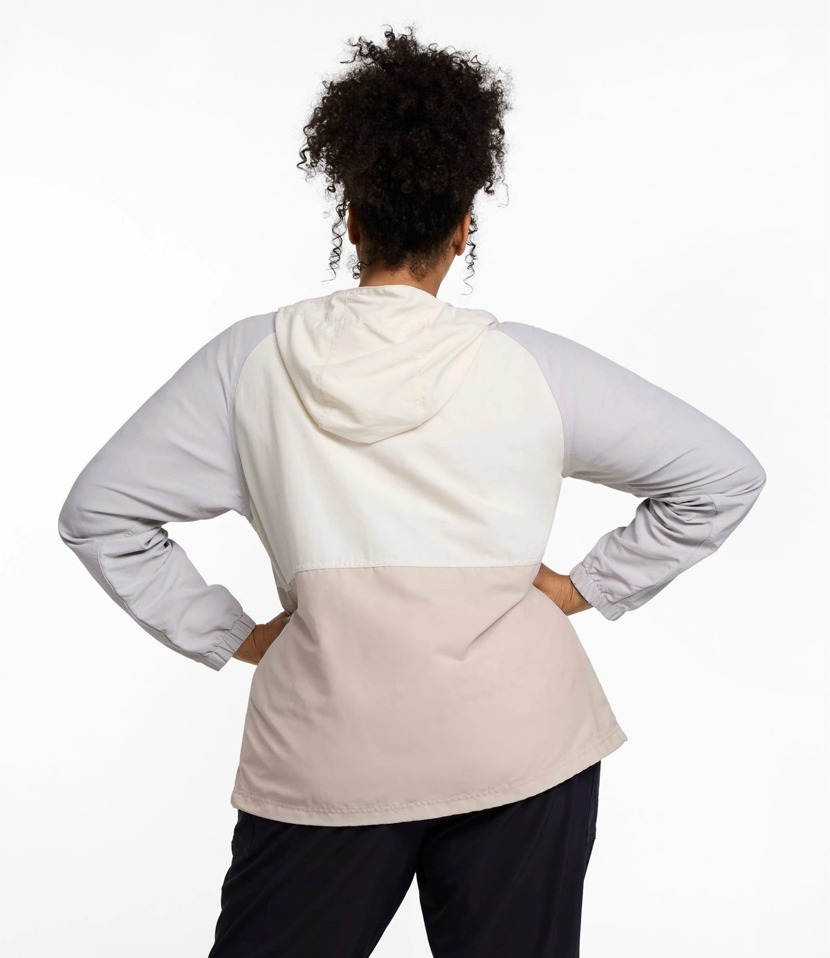 Women's Hooded Windbreaker Jacket - Green