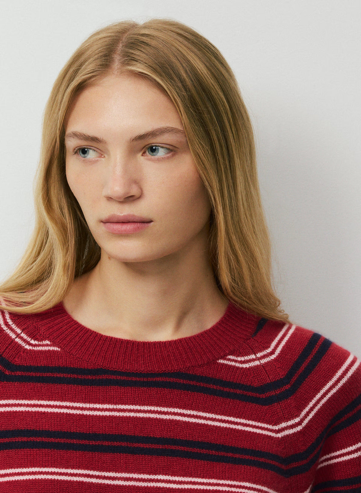 Wool Cashmere Raglan Sweater - Olive
