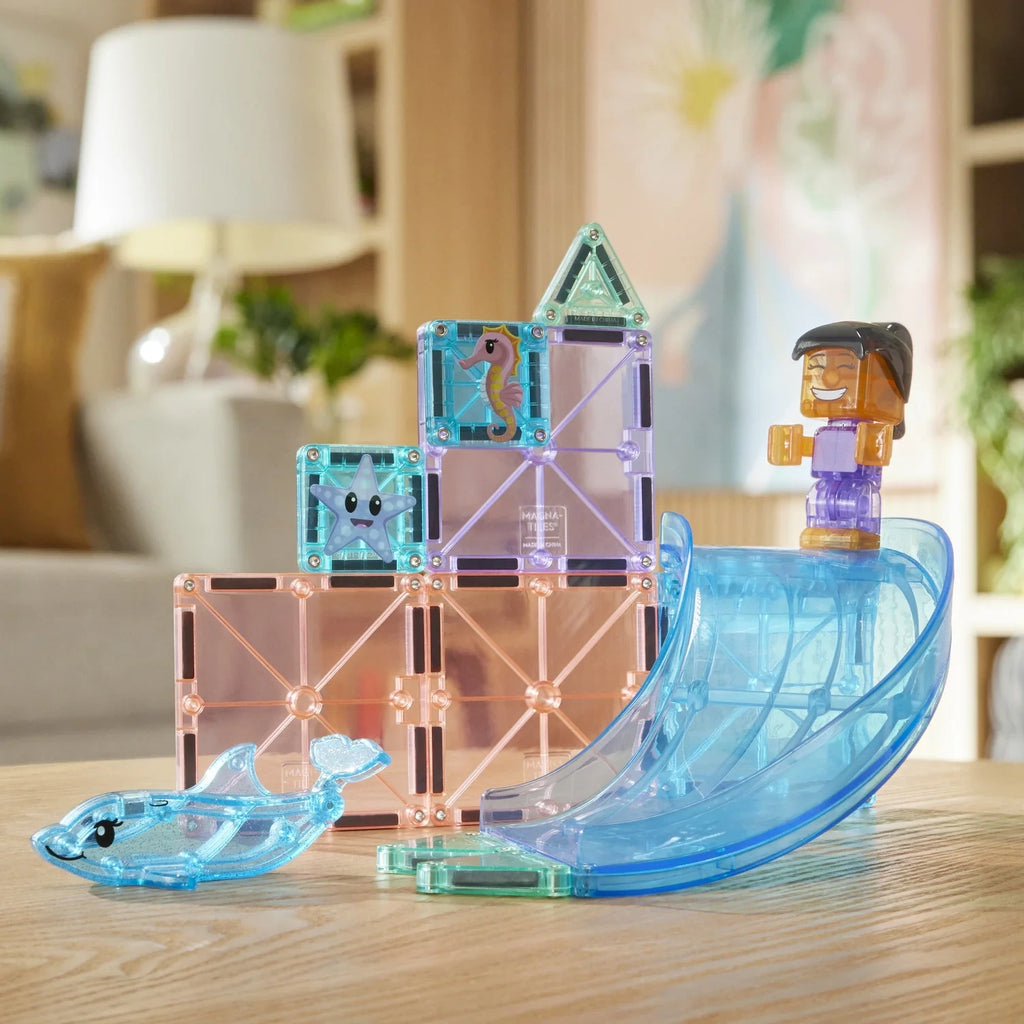13-Piece Dolphin Bay Magnetic Building Set