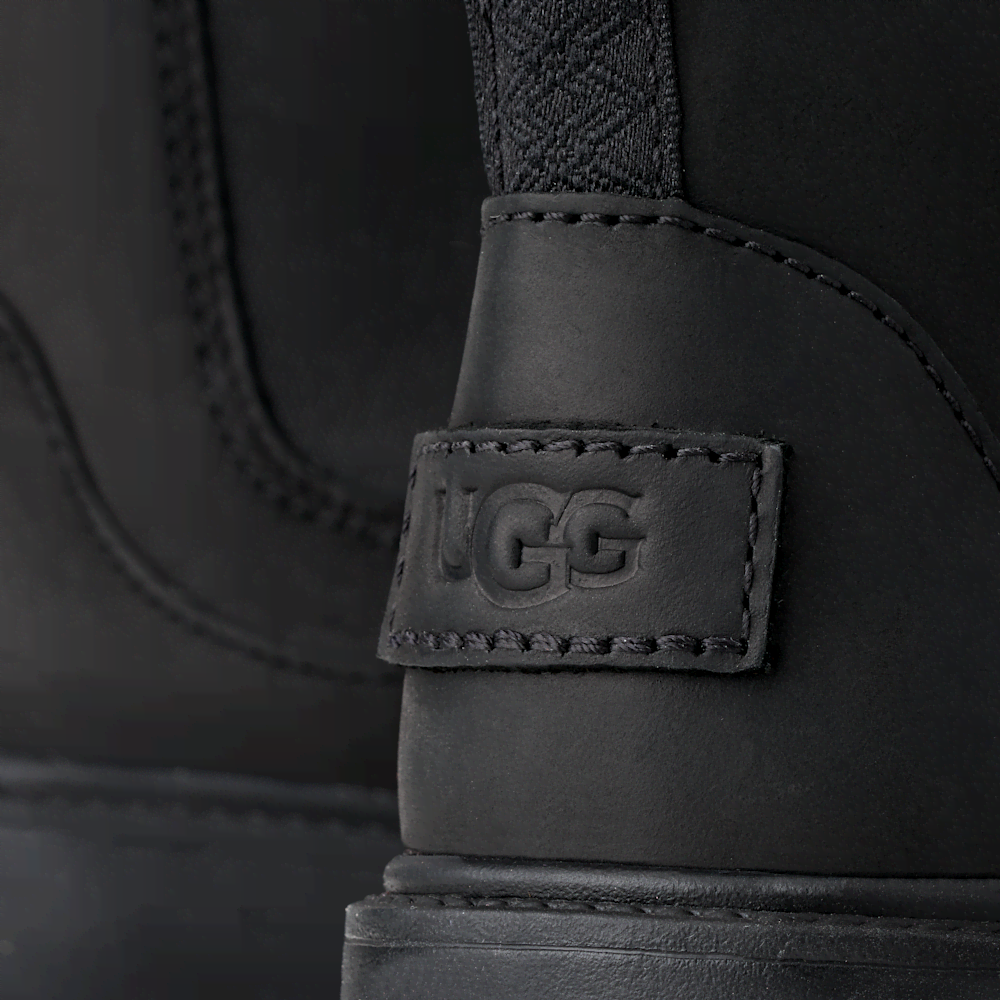 Kids' Waterproof Leather Chelsea Boots - Walnut