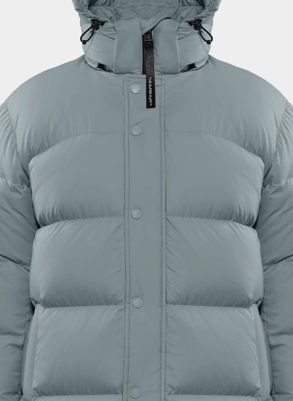 Long Down Puffer Jacket - Blue