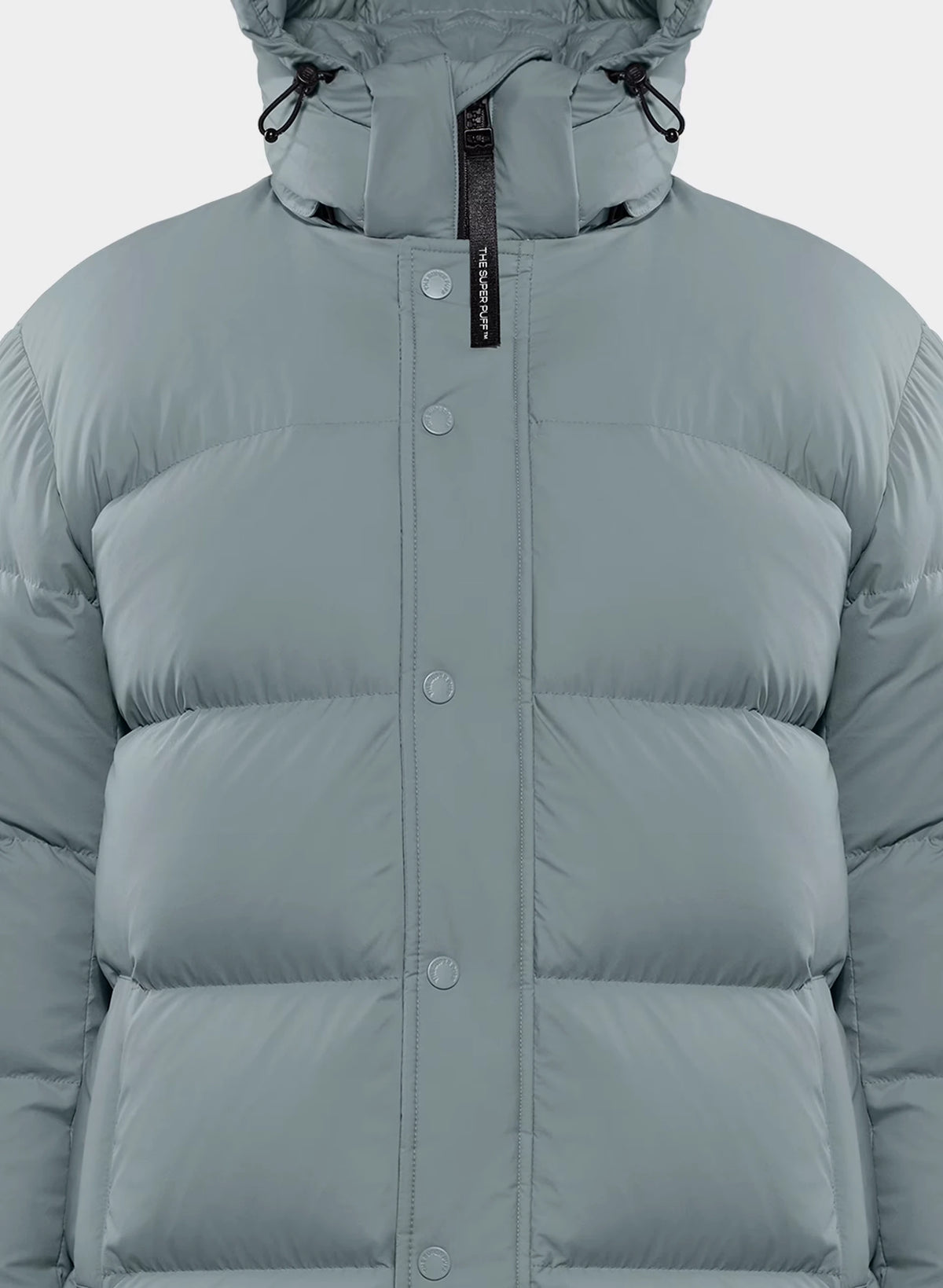 Long Down Puffer Jacket - Blue