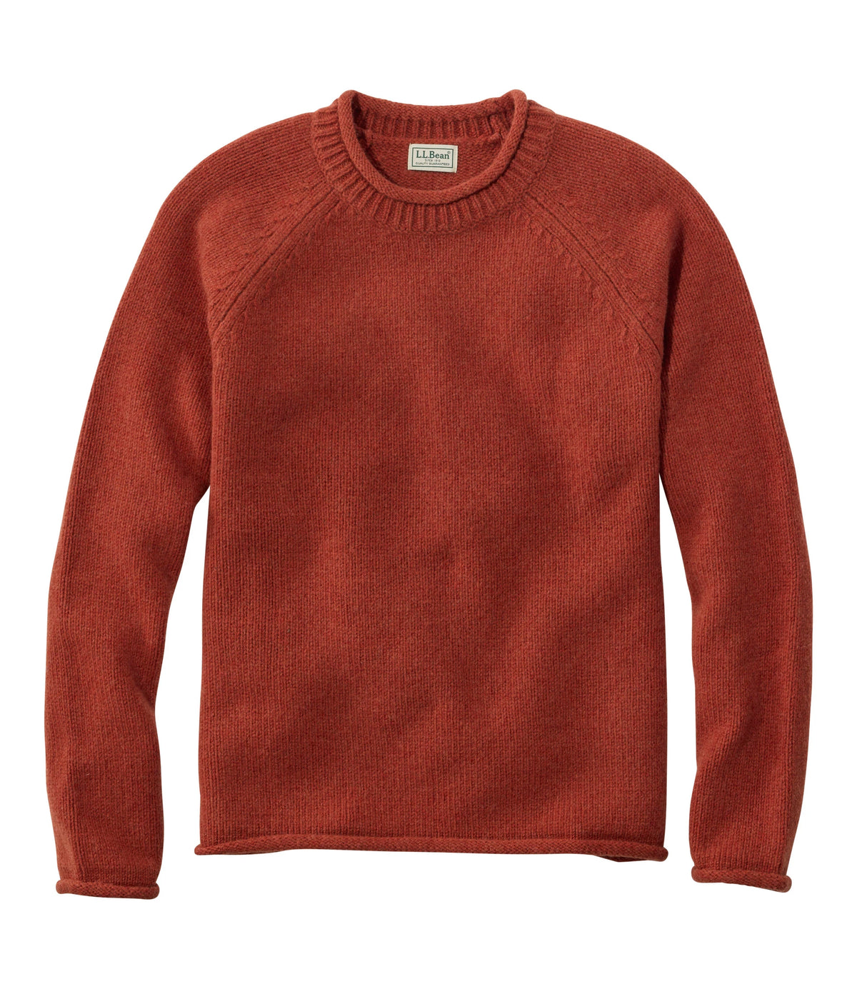 Men's Lambswool Rollneck Sweater - Natural