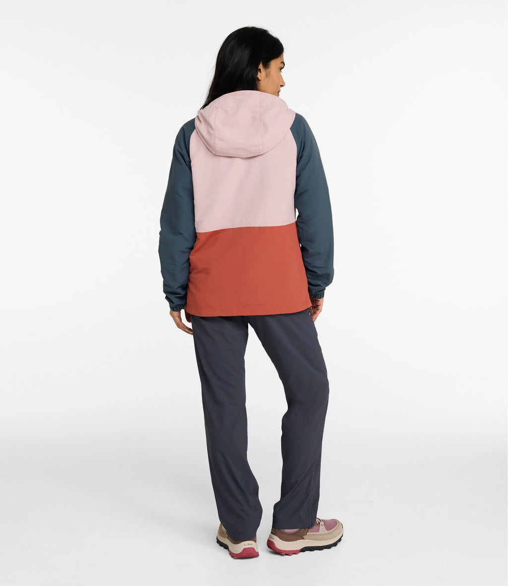 Women's Hooded Windbreaker Jacket - Green