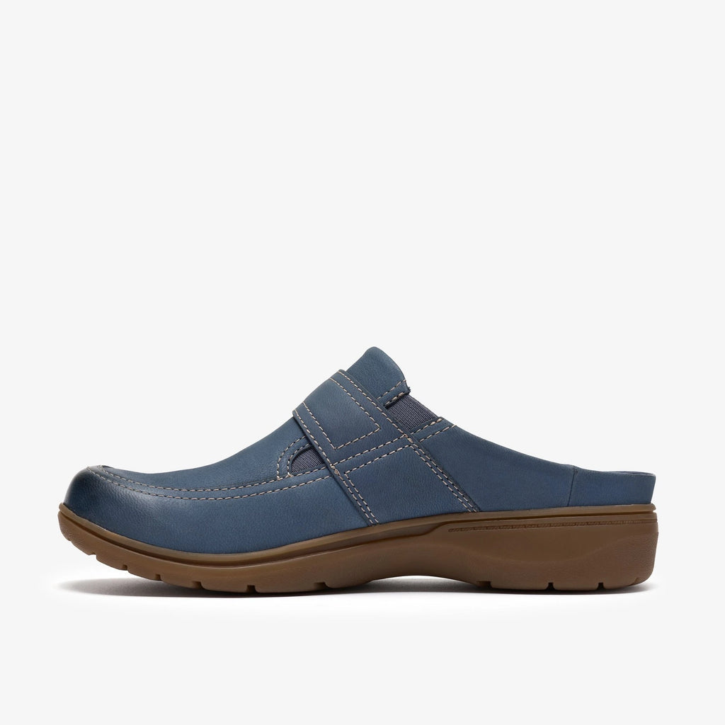 Nubuck Slip-On Casual Shoe - Denim Blue