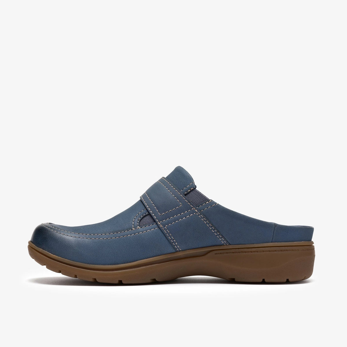 Nubuck Slip-On Casual Shoe - Denim Blue
