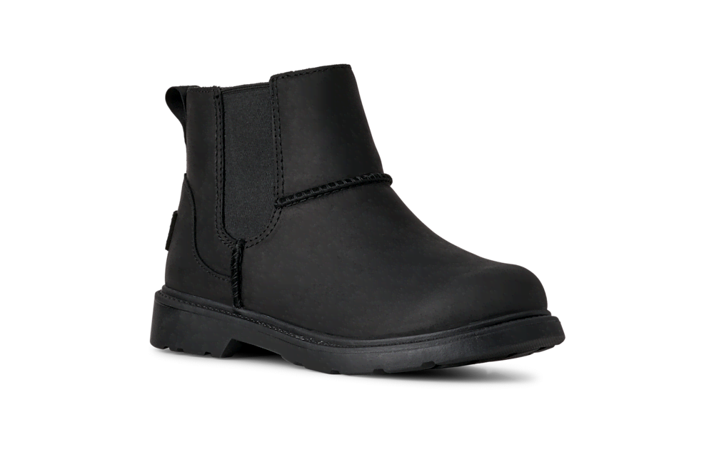 Kids' Waterproof Leather Chelsea Boots - Walnut