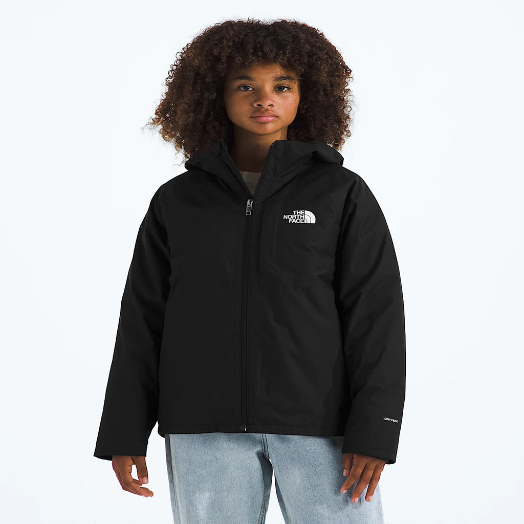 Kids' 4-in-1 Hooded Jacket - Black