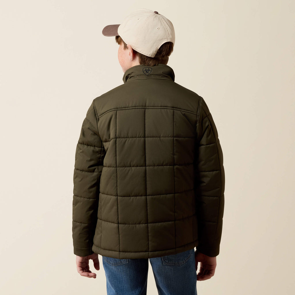 Boys' Insulated Ripstop Jacket - Green