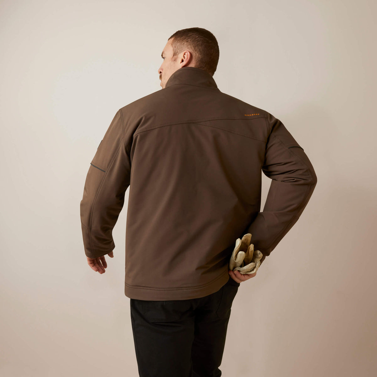 Men's Insulated Water-Repellent Work Jacket - Grey