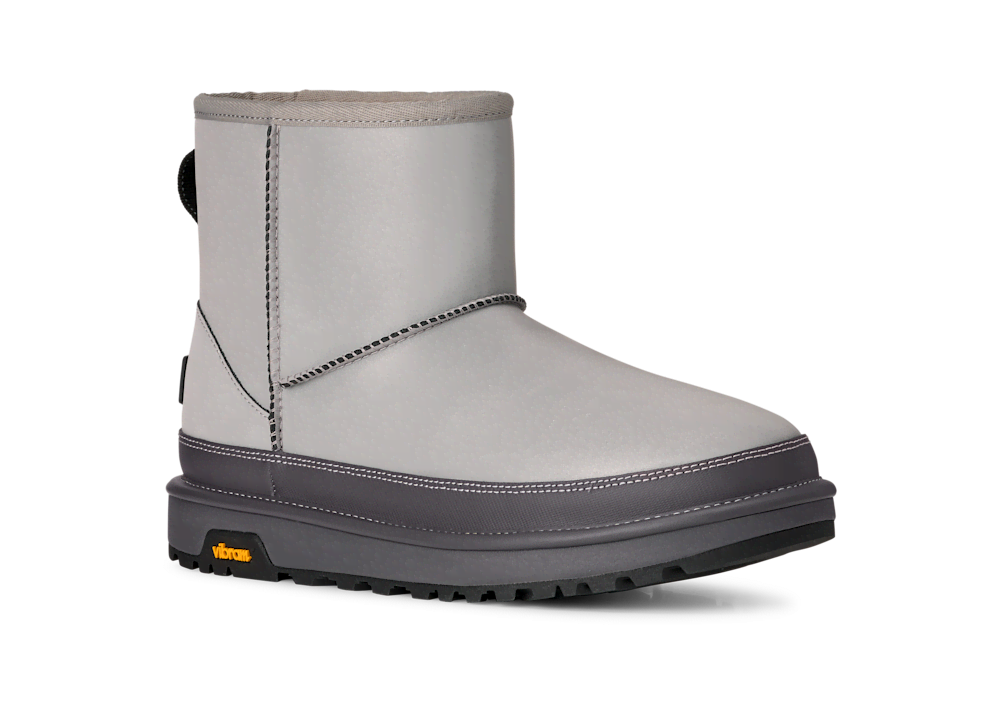 Men's Reflective Ankle Boot - Silver