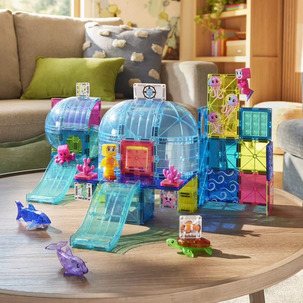 58-Piece Underwater Magnetic Building Set