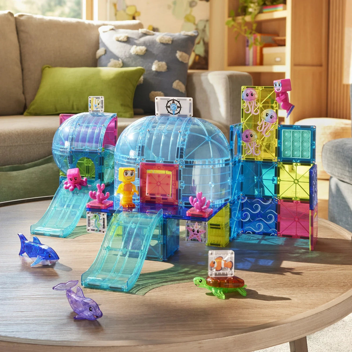 58-Piece Underwater Magnetic Building Set