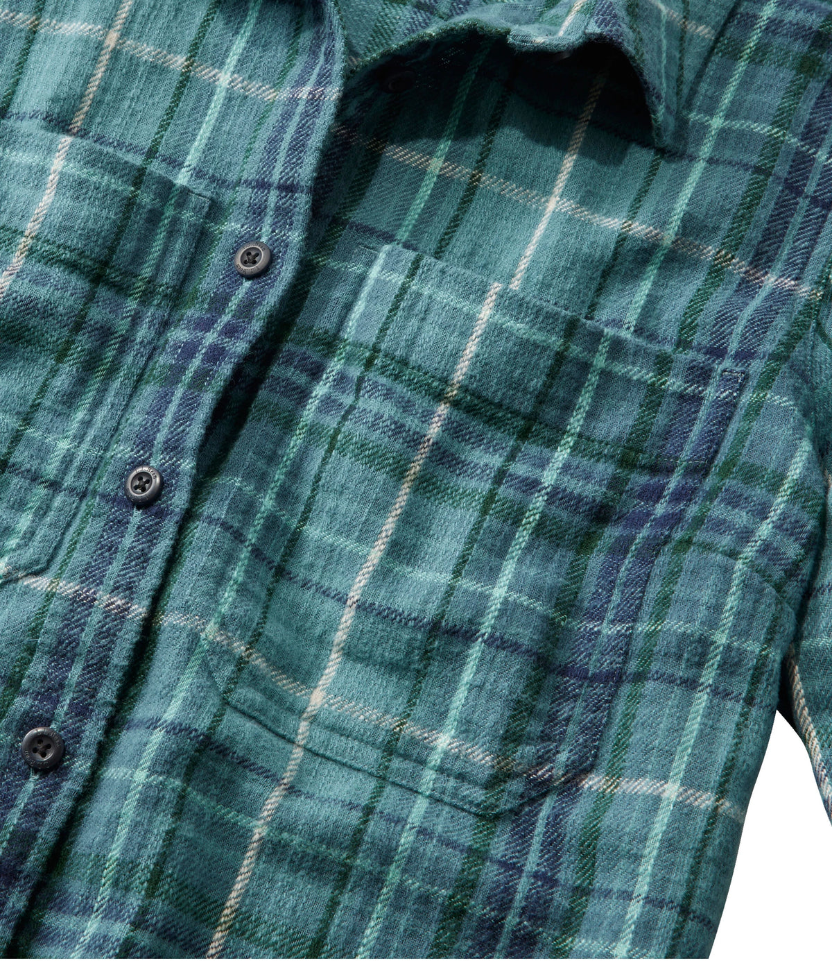 Women's Brushed Cotton Flannel Shirt - Natural