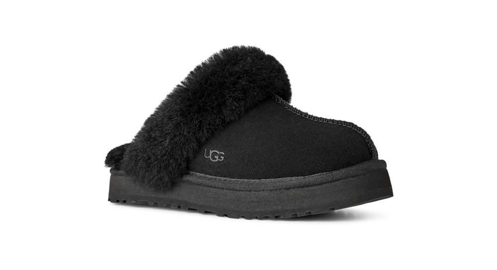 Kids' Suede Platform Slippers - Sand