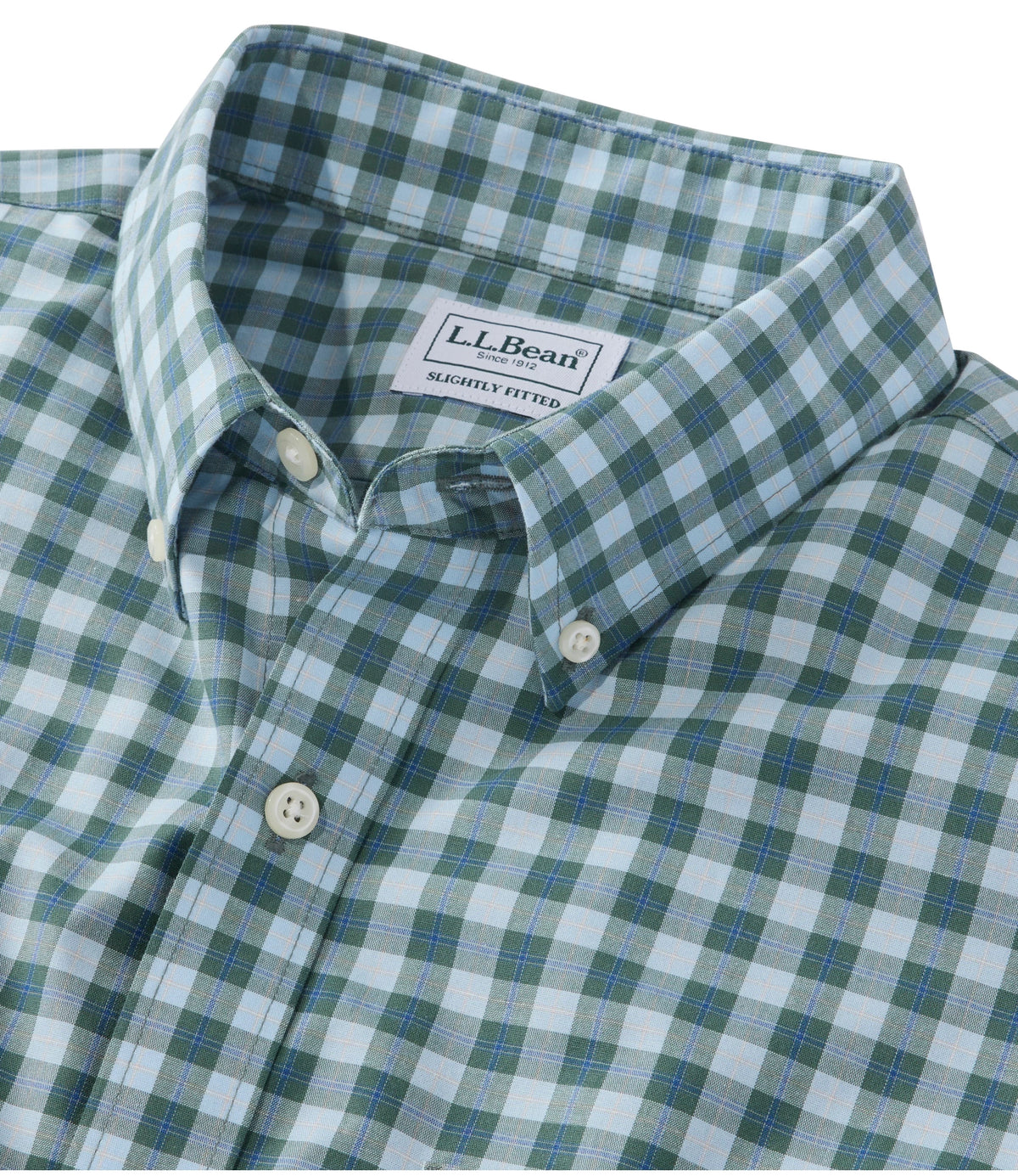 Men's Wrinkle-Resistant Check Shirt - Blue
