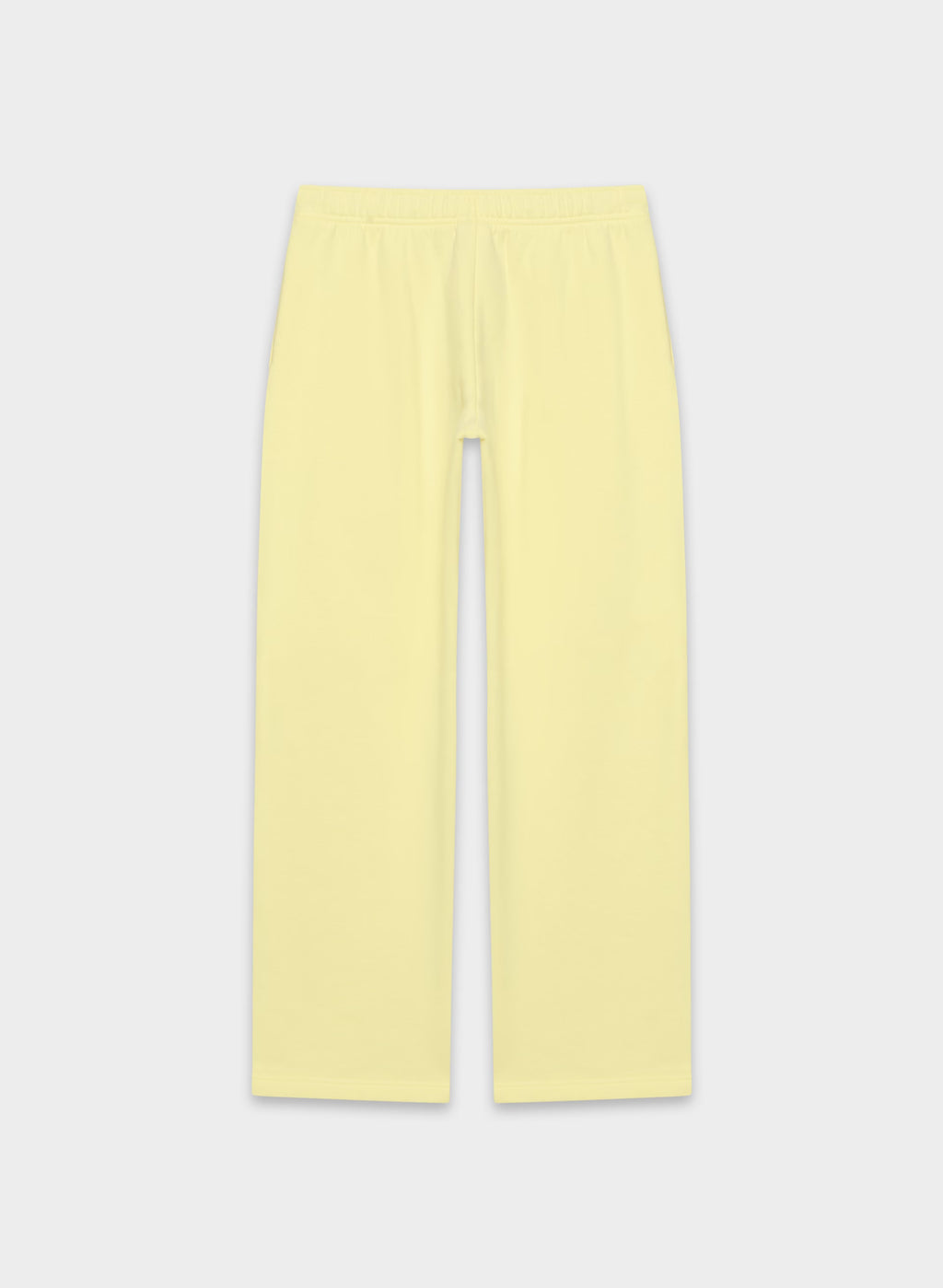Straight-Leg Fleece Sweatpants - Yellow