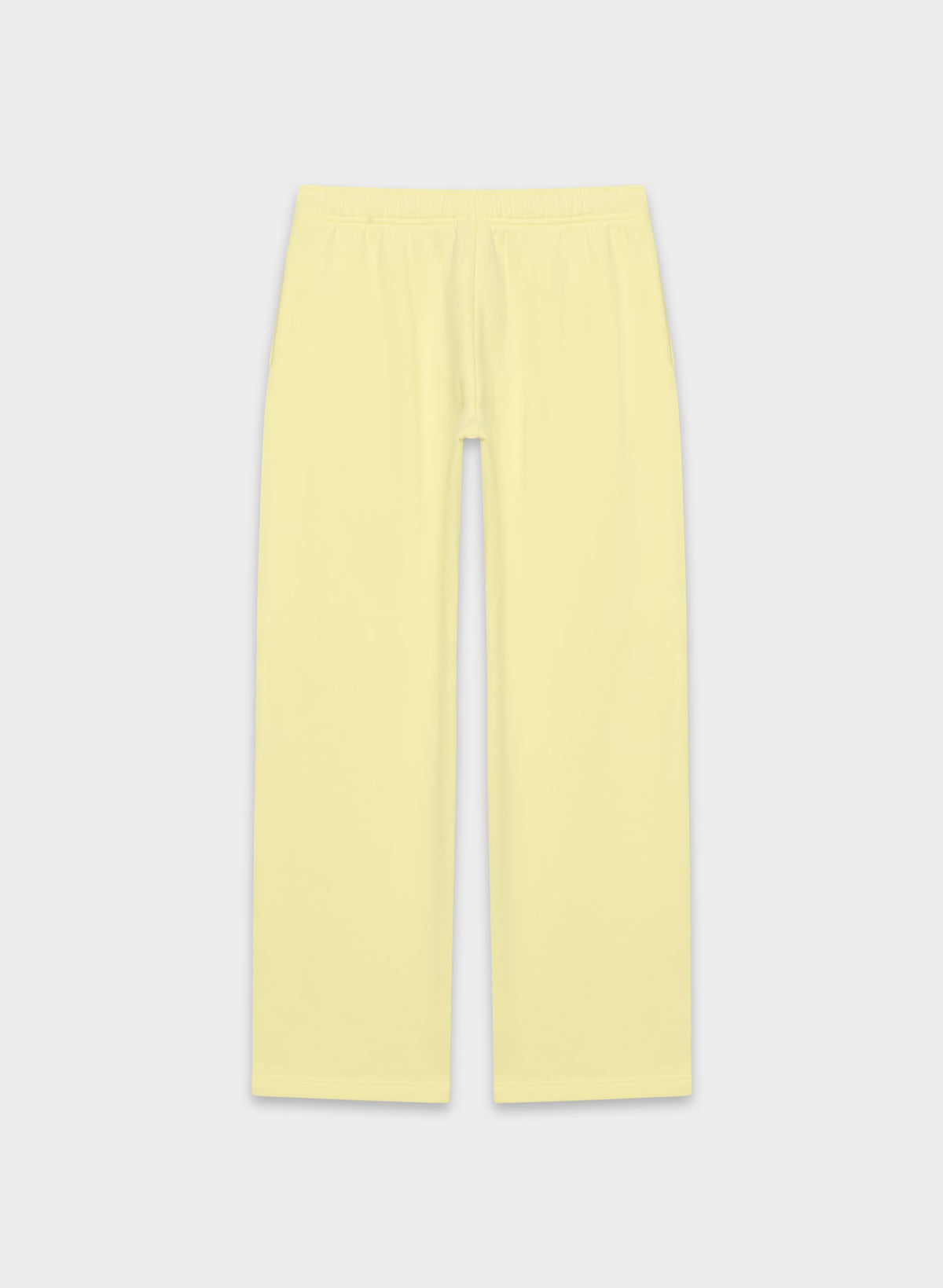 Straight-Leg Fleece Sweatpants - Yellow